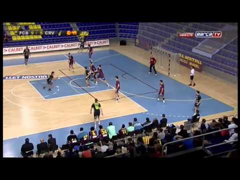 1/2 FC BARCELONA - BM VALLADOLID HANDBALL RUKOMET ASOBAL 2013/2014