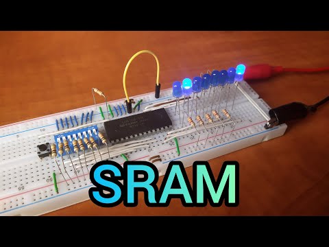 How to write and read data - LH5168 SRAM
