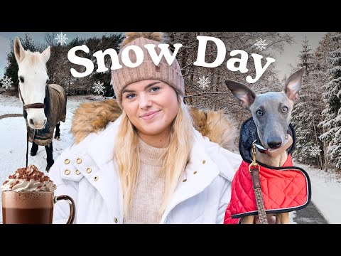 Snow Day Morning Routine in the Countryside