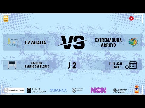 SF2 2ª XORNADA 2025 - 2026 ZALAETA  VS  EXTREMADURA ARROYO