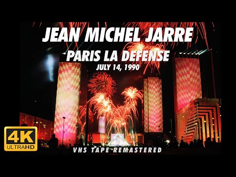 Jean Michel Jarre - Paris La Defense (July 14, 1990) [4K Remastered VHS]