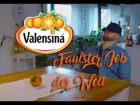 Der faulste Job der Welt, Valensina Bewerbung