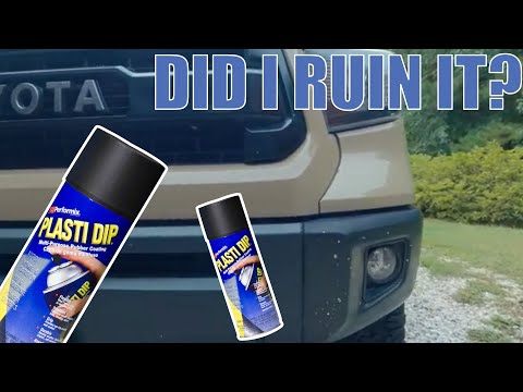 Plastidip Update 1 YEAR LATER! - Toyota Tundra Bumper - 20,000 Miles