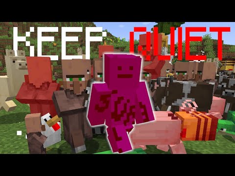 Minecraft, but if I'm loud EVERYTHING tries to kill me...