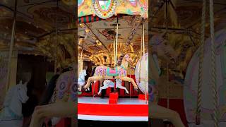 Beautiful carousel in Schueberfouer, Luxembourg. (great and bif amusement park)