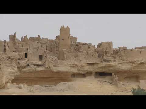 Views of the Shali of Qara Oasis at the Qatarra Depression