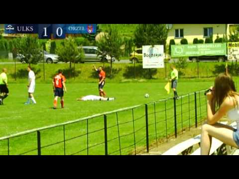 ULKS Korzenna - Orzeł Wojnarowa 3:1 (2:0), skrót meczu, WIELKIE DERBY