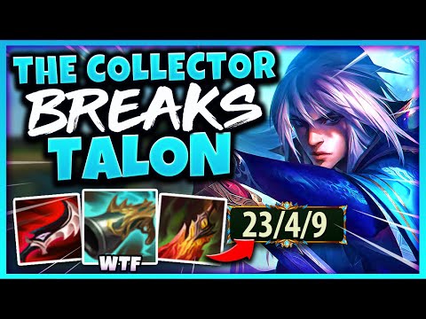 THE COLLECTOR IS THE BEST NEW LETHALITY ITEM FOR TALON! (CONTRACT KILLER OP!) - League of Legends