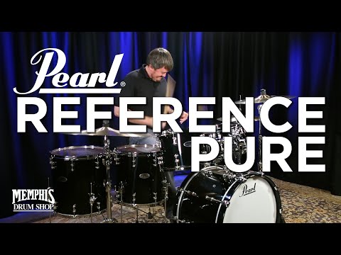 Pearl Reference Pure Drum Set 22/12/13/14/16 - Piano Black - Demo Kit