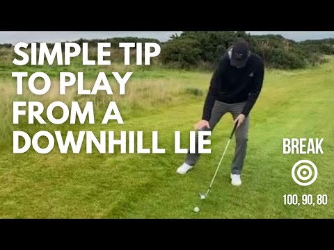 How To Play a Chip Shot From a Downhill Lie
