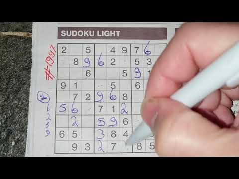 Approaching Number 2000! (#1997) Light Sudoku. 12-11-2020 part 1 of 2