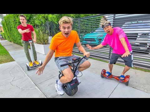 YouTube video about: Can you ride a hoverboard on carpet?