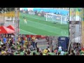 Brazil vs Chile (2014) : Penalty shootout seen at Alzirao (Rio)