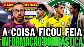 A COISA FICOU FEIA LA NO PALMEIRAS! JORNALISTA TRAZ TODOS OS DETALHES,ENTENDA TODO O CENÁRIO..