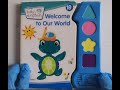 BABY EINSTEIN Welcome To Our World INTERACTIVE Button Sound Book