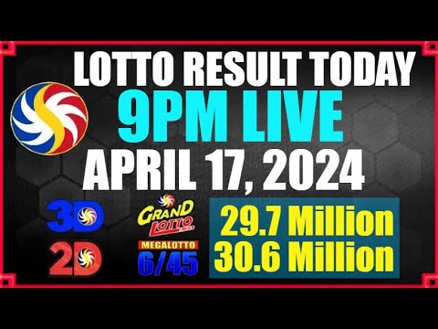 Lotto Result Today 9pm April 17, 2024 PCSO LIVE DRAW RESULT