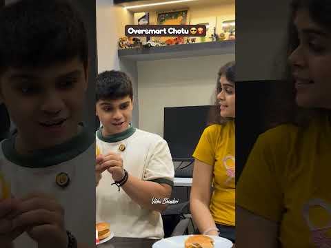 Oversmart Chotu 😎🍟 #shortsfeed #funny #funnyshorts #shorts #smart #chotu