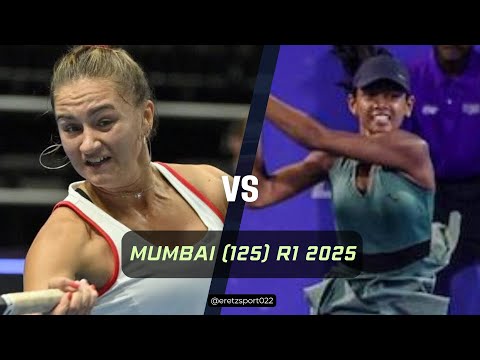 Mumbai (125) 2025 R1: Iryna Shymanovich [LL] vs. Maaya Rajeshwaran Revathi [Q] Highlights