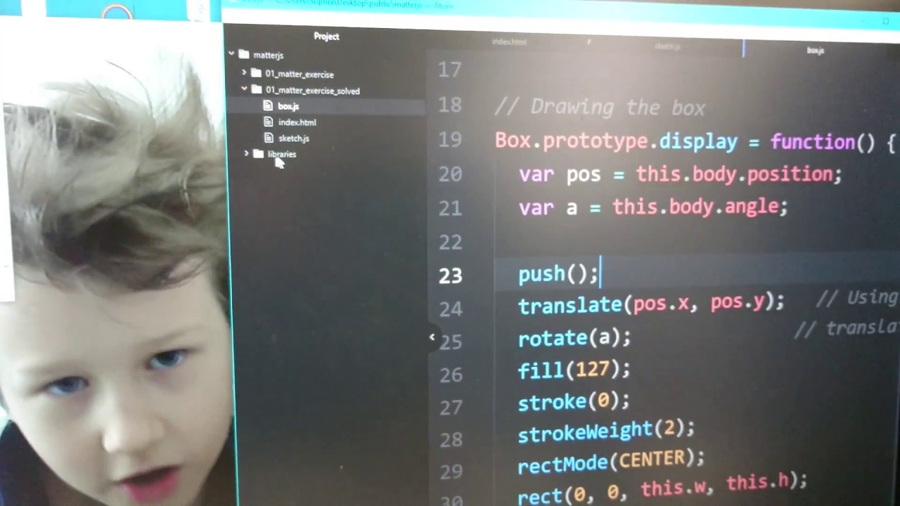Translation of Box2D example into JavaScript