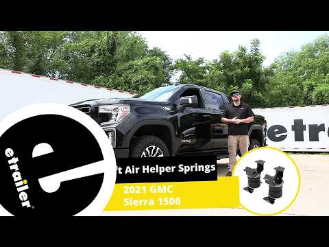 etrailer | DIY Install: Air Lift LoadLifter 5000 Air Helper Springs on your 2021 GMC Sierra 1500