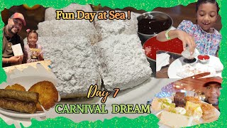 Day 7 on Carnival Dream Fun Day at Sea #carnivaldream  #choosefun #cruise #cruisevlog 