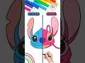 How To Draw Stitch Draw Stitch And Angel Together Stitch Drawing Shorts Forkids