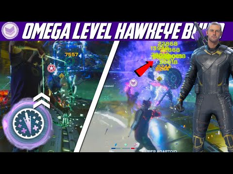 Marvel's Avengers | DAMAGE / BUFF HEALER IS META !!! - OMEGA LEVEL HAWKEYE BUILD (2021)