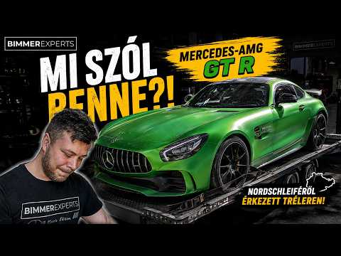 Mercedes-AMG GT R tréleren a Nordschleiféről! Mi vetett véget a pályanapnak?