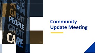 Community Update Meeting - March 19, 2025