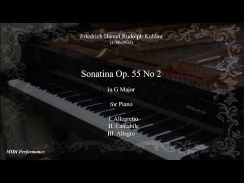 Friedrich Kuhlau: Sonatina Op. 55 No 2 in G Major (Complete)