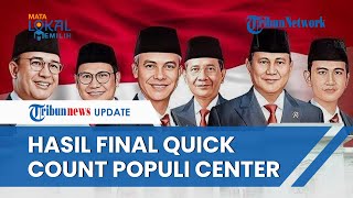 Hasil Final Quick Count Populi Center: Prabowo-Gibran Unggul tapi Gerindra Dikalahkan PDIP & Golkar