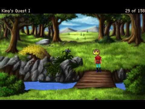 Let's Play King's Quest I - Nasty Trolls, Sad Woodcutters, Badass Goats, & Giddy Gnomes - 2
