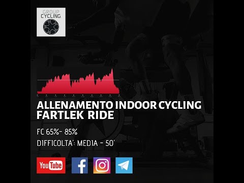 Allenamento Indoor Cycling N°29 - Fartlek Ride 50' - Allenamento specifico su spin bike