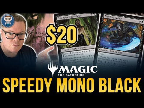 SCHNELLE GEWINNE mit Mono Black Aggro im Wert von 20 $! MTG Standard