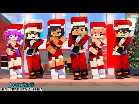 COUPLE DANCE | JUST DANCE | SHUFFLE DANCE CASH, MIA, ZOEY, APHMAU, NICO, AARON - Minecraft Animation