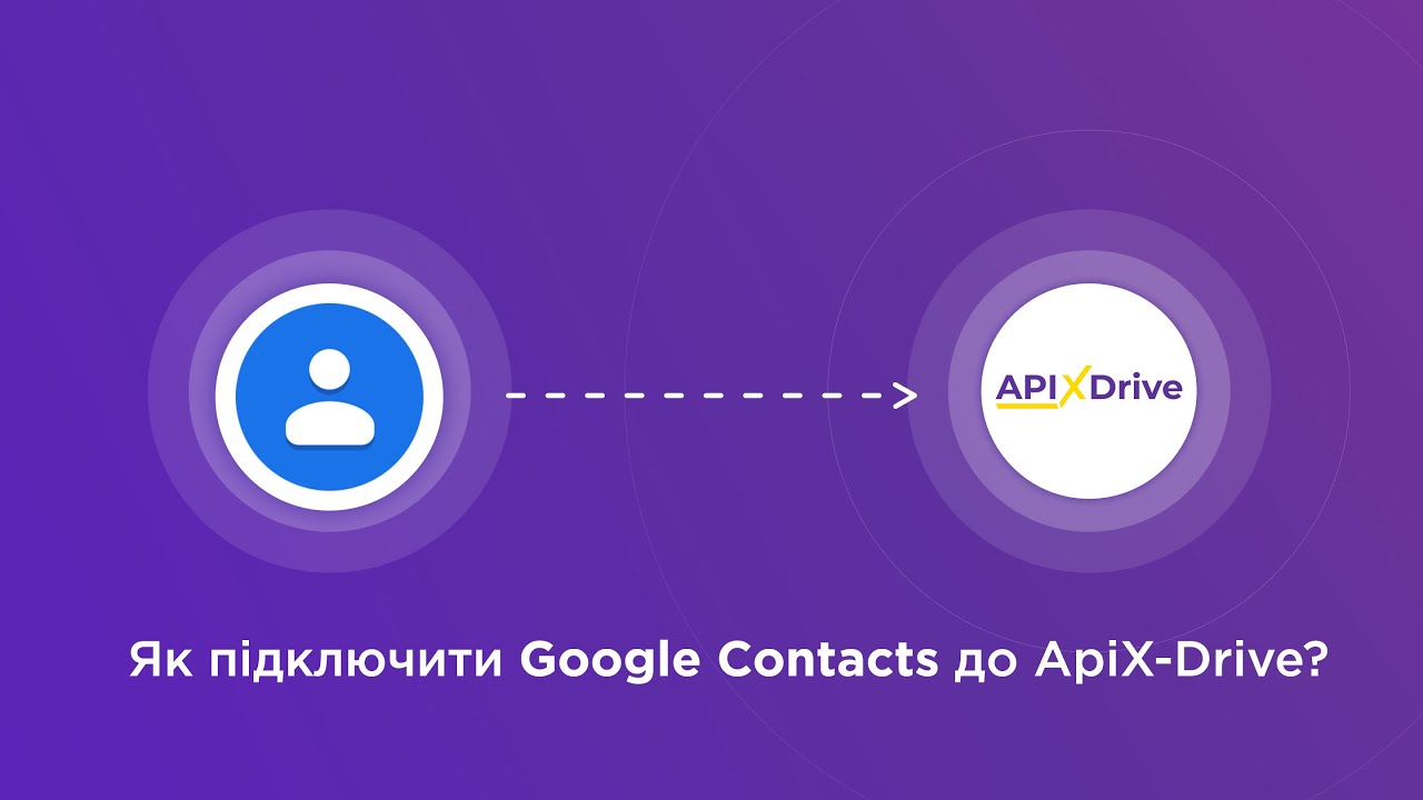 Підключення Google Contacts Підключення Google Contacts