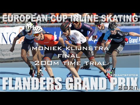 Moniek Klijnstra Final 200m Dual Time Trial EC Flanders Grand Prix 2021