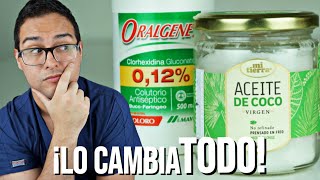ACEITE DE COCO 🥥 Vs ENJUAGUE BUCAL 💊 para los DIENTES #OilPulling
