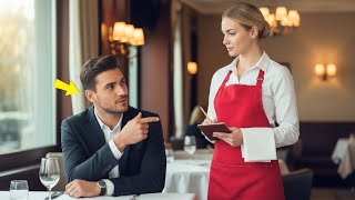 He mocked the waitress in flawless French — until she corrected his grammar and saved the contract