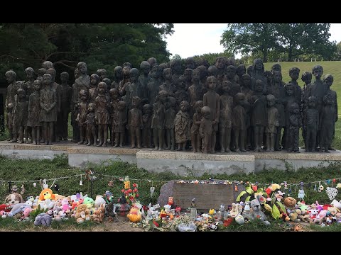 the massacre in lidice in Czechoslovakia, 10 June 1942