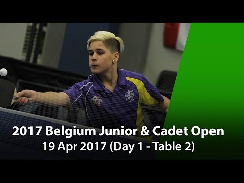 2017 Belgium Junior & Cadet Open - Table 2 DAY 1