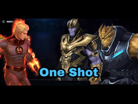 Human Torch One Short Cull Obsidian &Thanos | One Shot | MFF