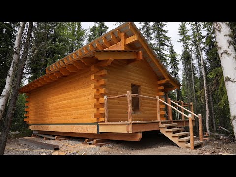HOW TO BUILD an ALASKAN Log Cabin - Ep 11