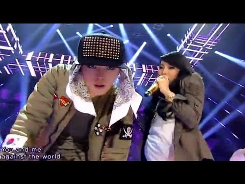 [G-DRAGON] -GD R.O.D (feat. CL) @ popular song inkigayo 130929