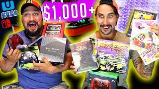 $1000 Pick Ups Video! Spending Too Much Money On Video Games - Rare Switch Games - Uncommon Genesis