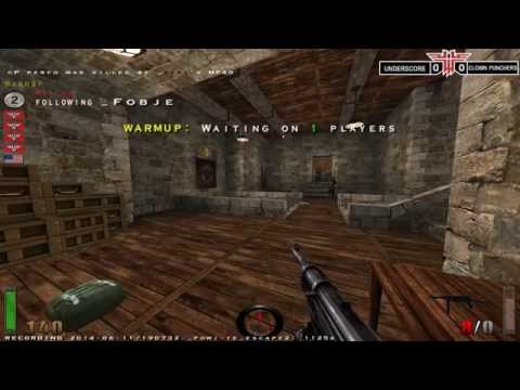 RTCW - CLOWN PUNCHERS vs. UNDERSCORE, CF Championship, Season 1 [Return to Castle Wolfenstein]