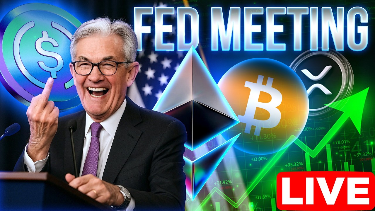 Fed Meeting LIVE!🔴Jerome Powell Rate Cuts vs Uncertainty📈