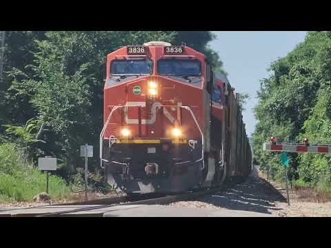 01 - 06-22 CANADIAN NATIONAL MADNESS! Train action featuring CN duos, SD70M-2s, K5LLAs and more!!