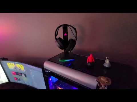 updated gaming room setup! PC master race life. gaming setup tour