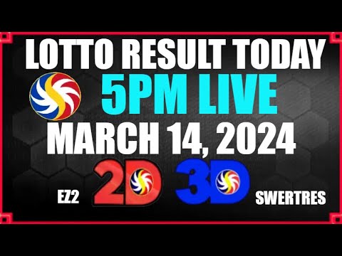 Lotto Result Today 5pm March 14 2024 Ez2 Swertres Result